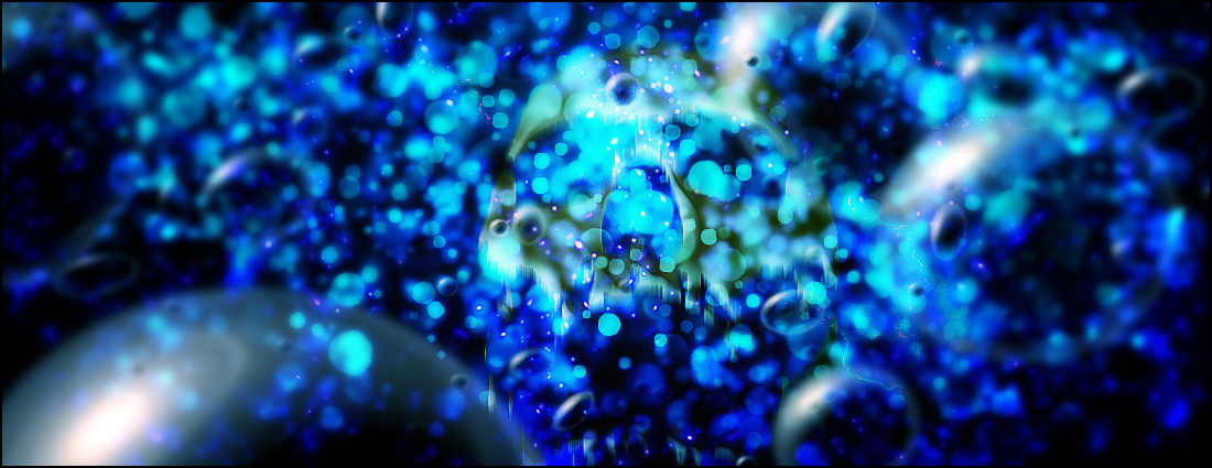 Glowing sea ghost algae