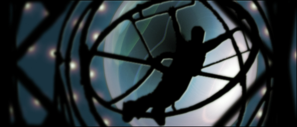 Riding an aerotrim gyroscope