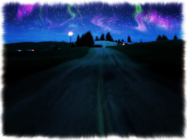 Walking home on a summer night