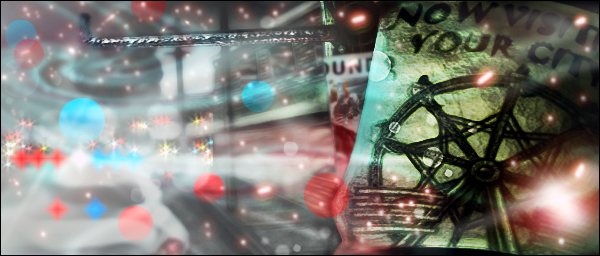 Carnival flyer on Seattle telephone pole