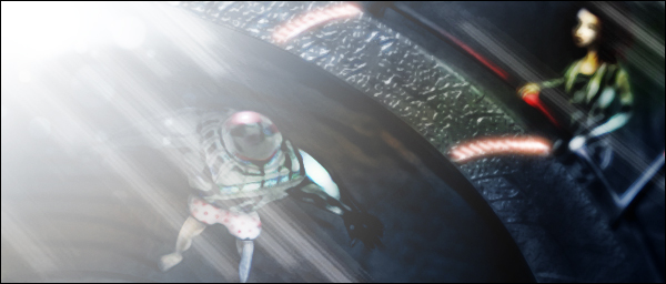 Mileva looks at Angaar trapped in spinning ride