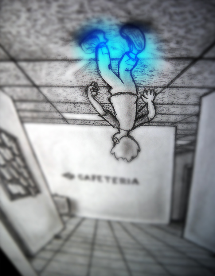 Einar with a topsy-turvy hall pass