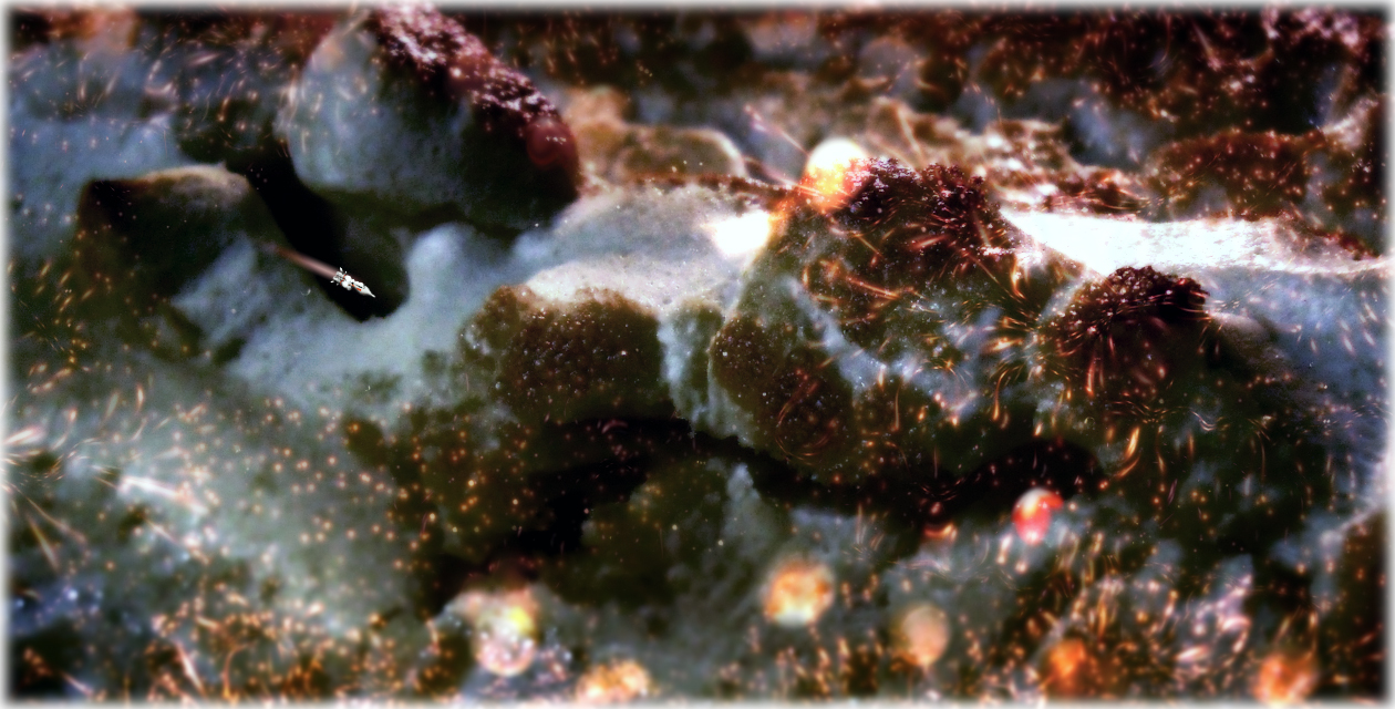 Rocket landing on comet